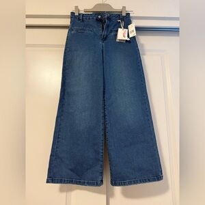 Jessica Simpson Kids Blue Wide-Leg Jeans
